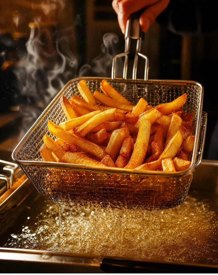 Segunda fritura a 175 grados, el toque crujiente
